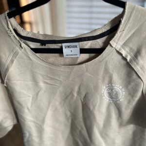 Men’s Gymshark Cropped Raw Hem Sweatshirt